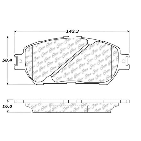 Centric Parts Brake Part, 103.09060 103.09060